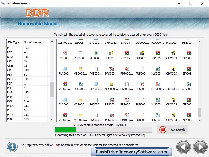 Removable Disk Recovery Software 3.0.1.5 screenshot