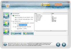Removable Media Data Recovery Software Screenshot