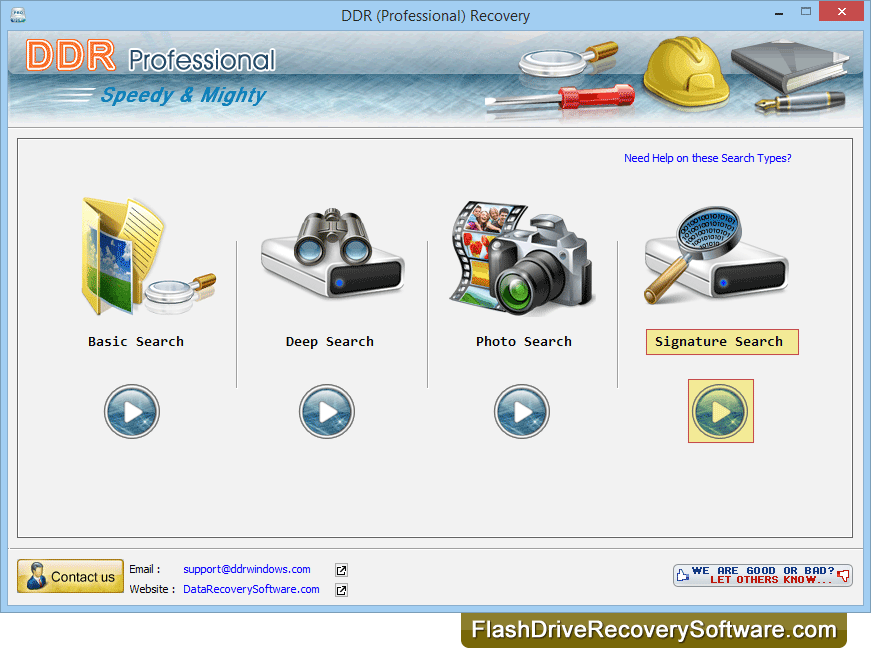 DDR - Professional Data Recovery Screenshot