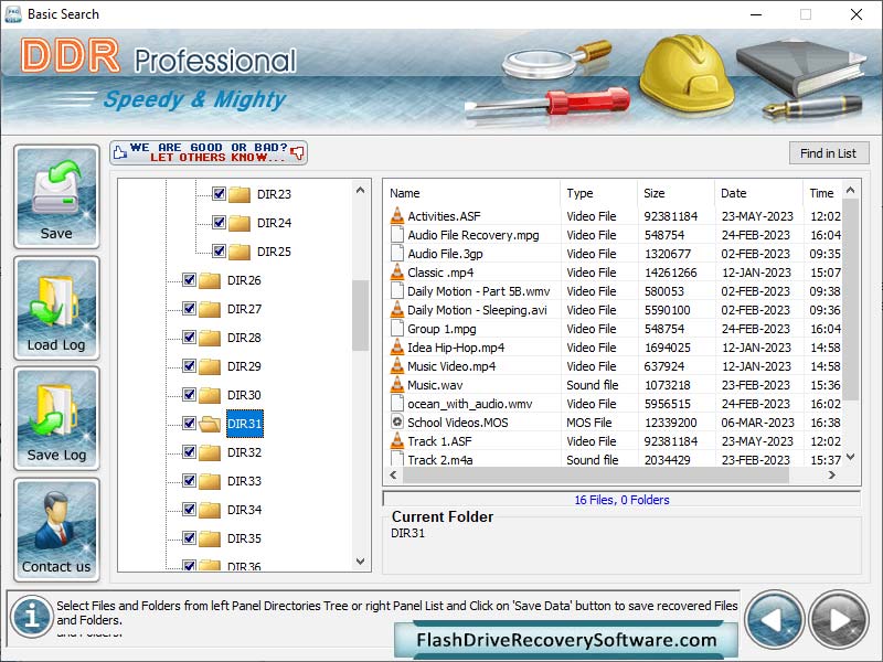 Screenshot of Data Recovery Flash Drive 4.2.9.5